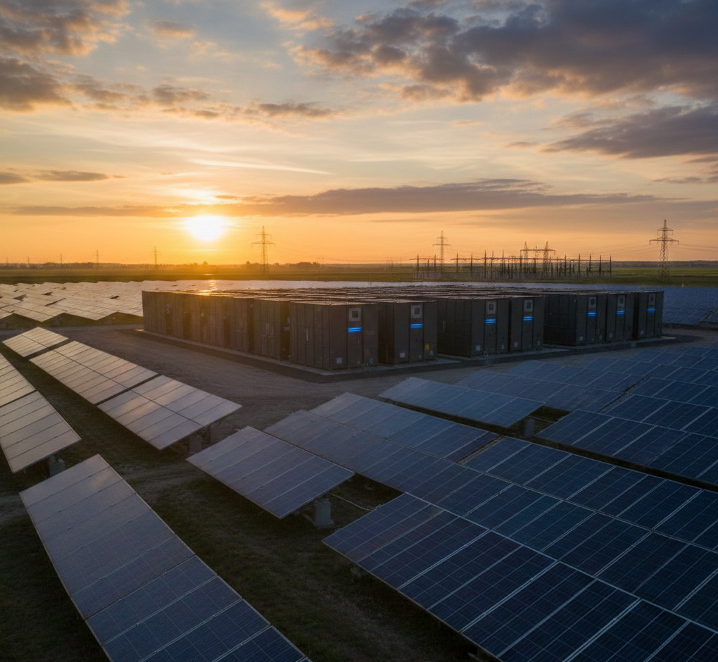 Co-located Batteriespeicher 