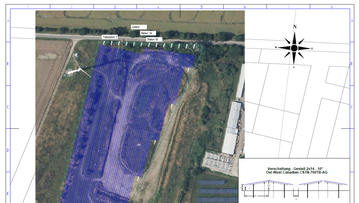Solarpark in Basepohl samt Speicher