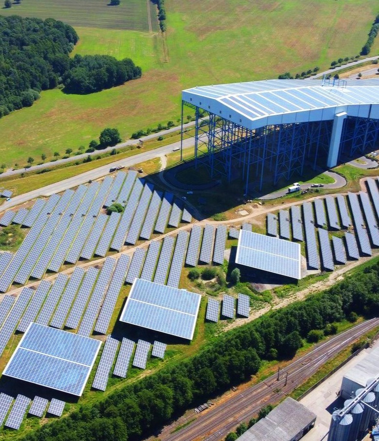 Solaranlagen grossflächig industriell